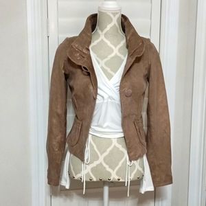*FREE GIVEAWAY* Danier Leather Jacket (Sparkly gold)